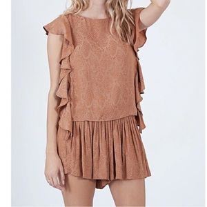 Shop Koch Erica Skirt in Café Python size Medium